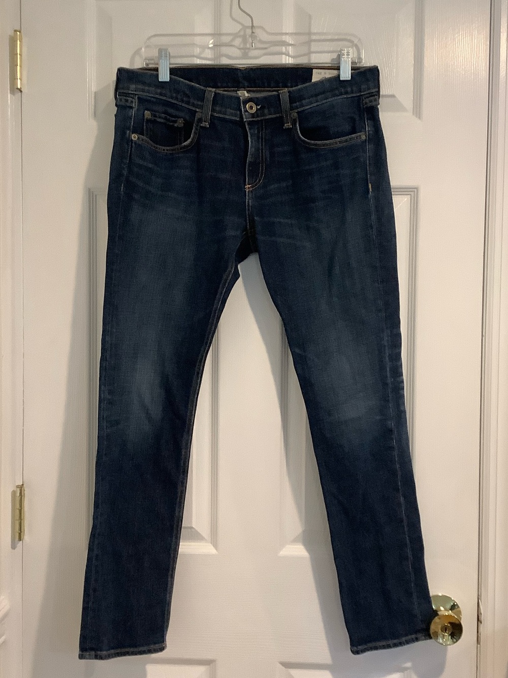 RAG & BONE “Tomboy” Aged Wash Mid Rise Blue Jeans 29